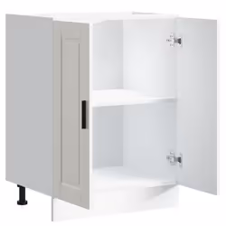 vidaXL Kitchen Base CabinetÂ Porto High Gloss White Engineered Wood - Additional view 4