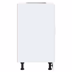 vidaXL Kitchen Base CabinetÂ Porto High Gloss White Engineered Wood - Additional view 5