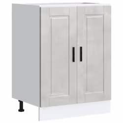 vidaXL Kitchen Base CabinetÂ Porto Concrete Grey Engineered Wood