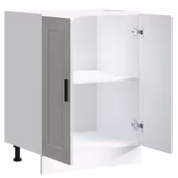 vidaXL Kitchen Base CabinetÂ Porto Concrete Grey Engineered Wood - Additional view 4