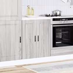 vidaXL Kitchen Base CabinetÂ Porto Grey Sonoma Engineered Wood - Additional view 2