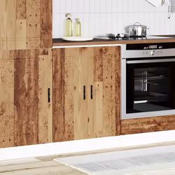 vidaXL Kitchen Base CabinetÂ Porto Old Wood Engineered Wood sink base cabinet