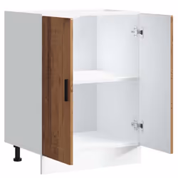 vidaXL Kitchen Base CabinetÂ Porto Old Wood Engineered Wood sink base cabinet - Additional view 4