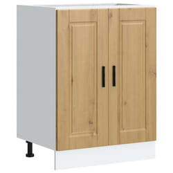 vidaXL Kitchen Base CabinetÂ Porto Artisan Oak Engineered Wood