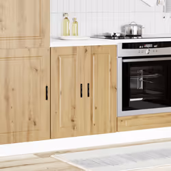 vidaXL Kitchen Base CabinetÂ Porto Artisan Oak Engineered Wood