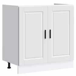 vidaXL Oven CabinetÂ Kitchen Cabinet Oven Unit Oven Base Unit Engineered Wood - sink base cabinet 80 cm