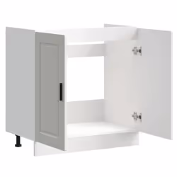 vidaXL Oven CabinetÂ Kitchen Cabinet Oven Unit Oven Base Unit Engineered Wood - sink base cabinet 80 cm - Additional view 4