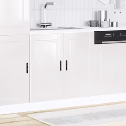 vidaXL Sink Base CabinetÂ "Porto" High Gloss White 80x46x81.5 cmÂ Engineered Wood