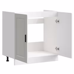 vidaXL Sink Base CabinetÂ "Porto" High Gloss White 80x46x81.5 cmÂ Engineered Wood - Additional view 4
