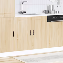 vidaXL Sink Base CabinetÂ "Porto" Sonoma Oak 80x46x81.5 cmÂ Engineered Wood