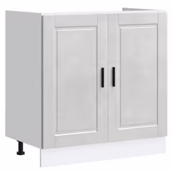 vidaXL Sink Base CabinetÂ "Porto" Concrete Grey 80x46x81.5 cmÂ Engineered Wood