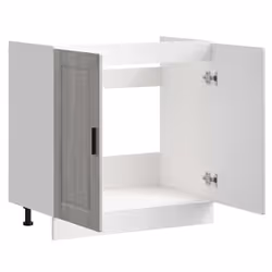 vidaXL Sink Base CabinetÂ "Porto" Grey Sonoma 80x46x81.5 cmÂ Engineered Wood - Additional view 4