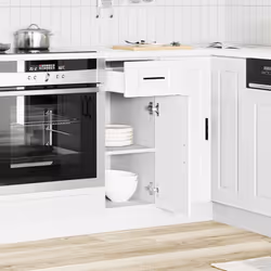 vidaXL Oven CabinetÂ Kitchen Cabinet Oven Unit Oven Base Unit Engineered Wood - kitchen base cabinet 30 cm
