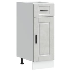 vidaXL Kitchen Base CabinetÂ Porto Concrete Grey Engineered Wood