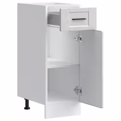 vidaXL Kitchen Base CabinetÂ Porto Concrete Grey Engineered Wood - Additional view 4