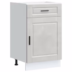 vidaXL Kitchen Base Cabinet Porto Concrete Grey Engineered Wood