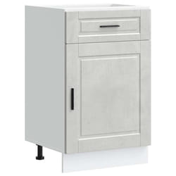 vidaXL Kitchen Base CabinetÂ Porto Concrete Grey Engineered Wood