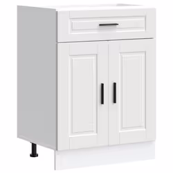 60 cm) vidaXL Oven CabinetÂ Kitchen Cabinet Oven Unit Oven Base Unit Engineered Wood - kitchen base cabinet (1 drawer 2 doors