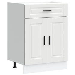60 cm) vidaXL Oven CabinetÂ Kitchen Cabinet Oven Unit Oven Base Unit Engineered Wood - kitchen base cabinet (1 drawer 2 doors