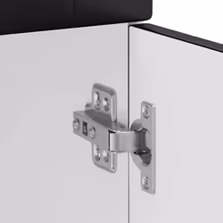 vidaXL Kitchen Base CabinetÂ Porto Black Engineered Wood sink base cabinet - Additional view 8