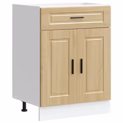 vidaXL Kitchen Base CabinetÂ Porto Sonoma Oak Engineered Wood sink base cabinet