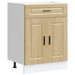 vidaXL Kitchen Base CabinetÂ Porto Sonoma Oak Engineered Wood sink base cabinet