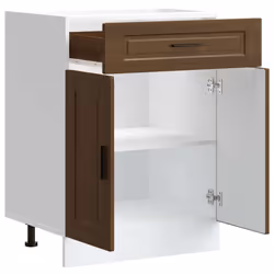vidaXL Kitchen Base CabinetÂ Porto Brown Oak Engineered Wood sink base cabinet - Additional view 4