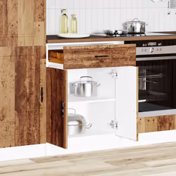 vidaXL Kitchen Base CabinetÂ Porto Old Wood Engineered Wood sink base cabinet