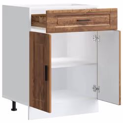 vidaXL Kitchen Base CabinetÂ Porto Old Wood Engineered Wood sink base cabinet - Additional view 4