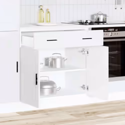 vidaXL Oven CabinetÂ Kitchen Cabinet Oven Unit Oven Base Unit Engineered Wood - kitchen base cabinet 80 cm