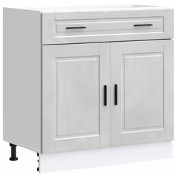 vidaXL Kitchen Base CabinetÂ Porto Concrete Grey Engineered Wood