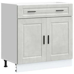 vidaXL Kitchen Base CabinetÂ Porto Concrete Grey Engineered Wood
