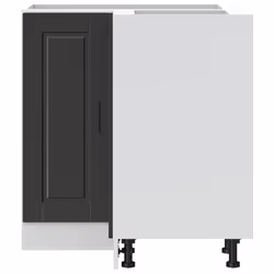 vidaXL Kitchen Corner Base CabinetÂ Porto Black Engineered Wood - Additional view 4