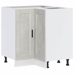 vidaXL Kitchen Corner Base Cabinet Porto Concrete Grey Engineered Wood