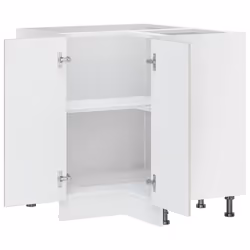 vidaXL Kitchen Corner Base CabinetÂ Porto Concrete Grey Engineered Wood - Additional view 5
