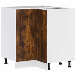 vidaXL Kitchen Corner Base CabinetÂ Porto Smoked Oak Engineered Wood
