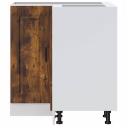 vidaXL Kitchen Corner Base CabinetÂ Porto Smoked Oak Engineered Wood - Additional view 4