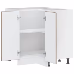 vidaXL Kitchen Corner Base CabinetÂ Porto Smoked Oak Engineered Wood - Additional view 5