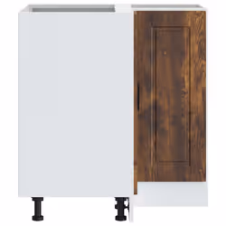 vidaXL Kitchen Corner Base CabinetÂ Porto Smoked Oak Engineered Wood - Additional view 6