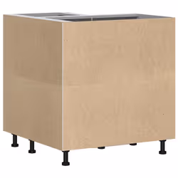 vidaXL Kitchen Corner Base CabinetÂ Porto Smoked Oak Engineered Wood - Additional view 7