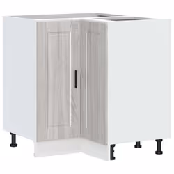 vidaXL Oven CabinetÂ Kitchen Cabinet Oven Unit Oven Base Unit Engineered Wood - grey sonoma, 1 pcs