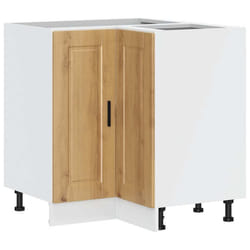 vidaXL Kitchen Corner Base CabinetÂ Porto Artisan Oak Engineered Wood