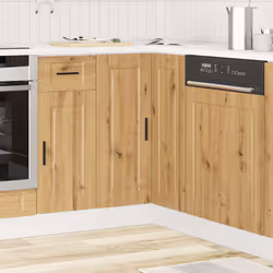 vidaXL Kitchen Corner Base CabinetÂ Porto Artisan Oak Engineered Wood