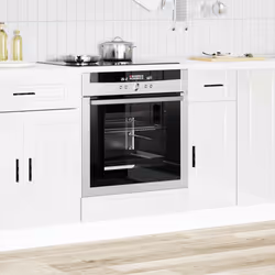 vidaXL Oven CabinetÂ Porto High Gloss White Engineered Wood oven unit - Additional view 2