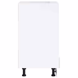 vidaXL Oven CabinetÂ Porto High Gloss White Engineered Wood oven unit - Additional view 4