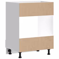 vidaXL Oven CabinetÂ Porto High Gloss White Engineered Wood oven unit - Additional view 5