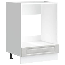 vidaXL Oven CabinetÂ Porto Concrete Grey Engineered Wood oven unit