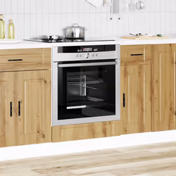 vidaXL Oven CabinetÂ Porto Artisan Oak Engineered Wood oven unit