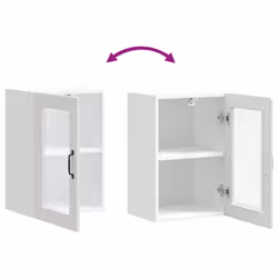 vidaXL Oven CabinetÂ Kitchen Cabinet Oven Unit Oven Base Unit Engineered Wood - wall glass cabinet 40 cm - Additional view 9