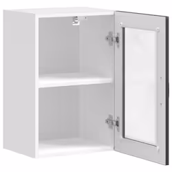 vidaXL Kitchen Wall Cabinet with Glass DoorÂ Porto Black kitchen wall unit - Additional view 6